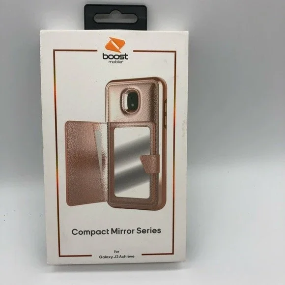 Phone case- Boost Mobile compact mirror series for Galaxy J3 Achieve-new in box Phone case- Boost Mobile compact mirror series for Galaxy J3 Achieve-new in box